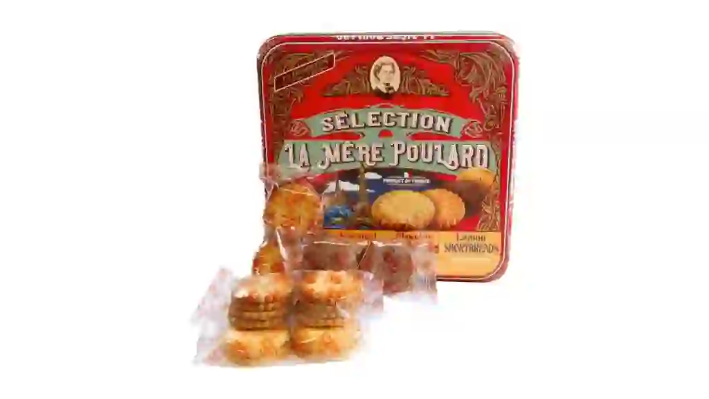 La Mère Poulard French Butter Cookies, Assorted Flavors