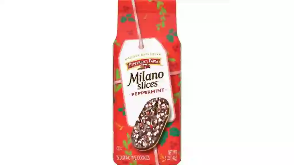 Pepperidge Farm Holiday Milano Slices Peppermint Cookies - 5oz