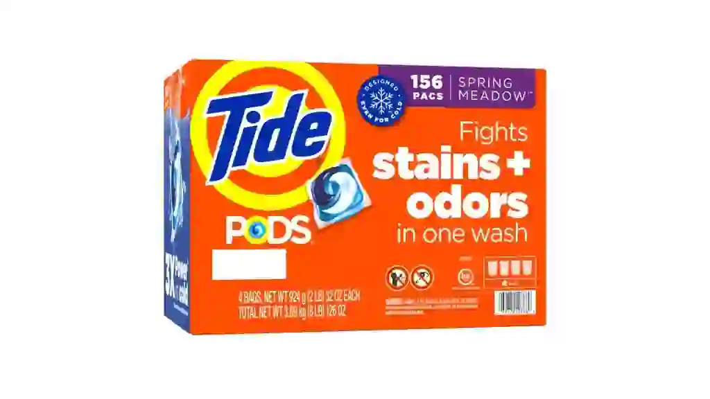 Tide Pods HE Laundry Detergent Pods, Spring Meadow, 156-count