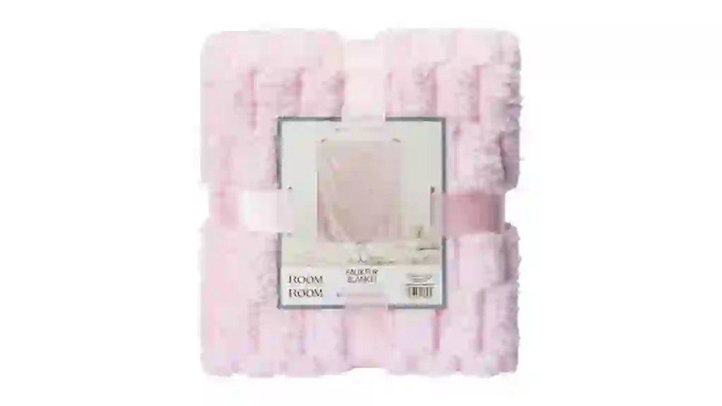 Faux Fur Blanket 50in x 60in