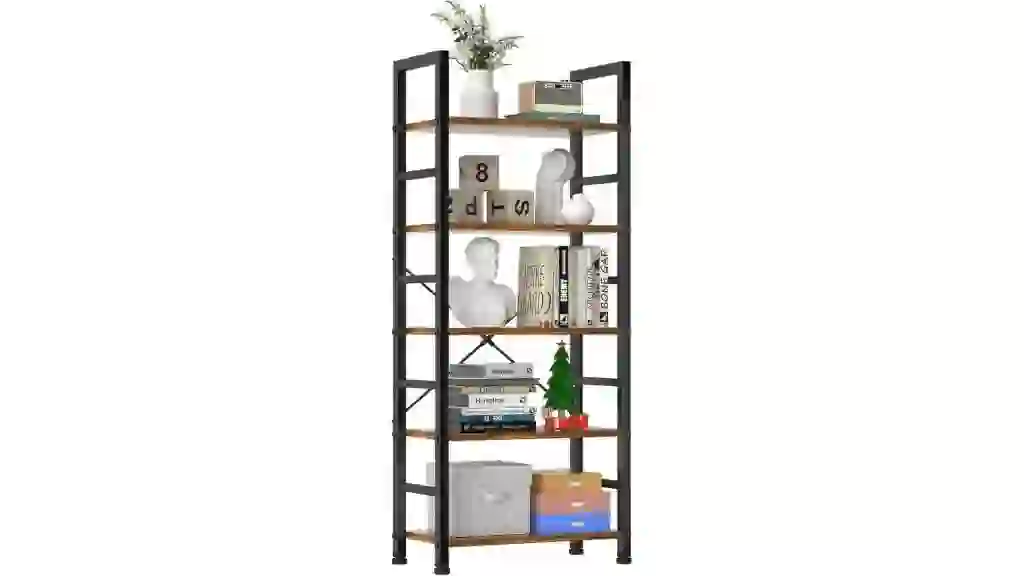 Atilioo 5-Tier Bookcase Walmart