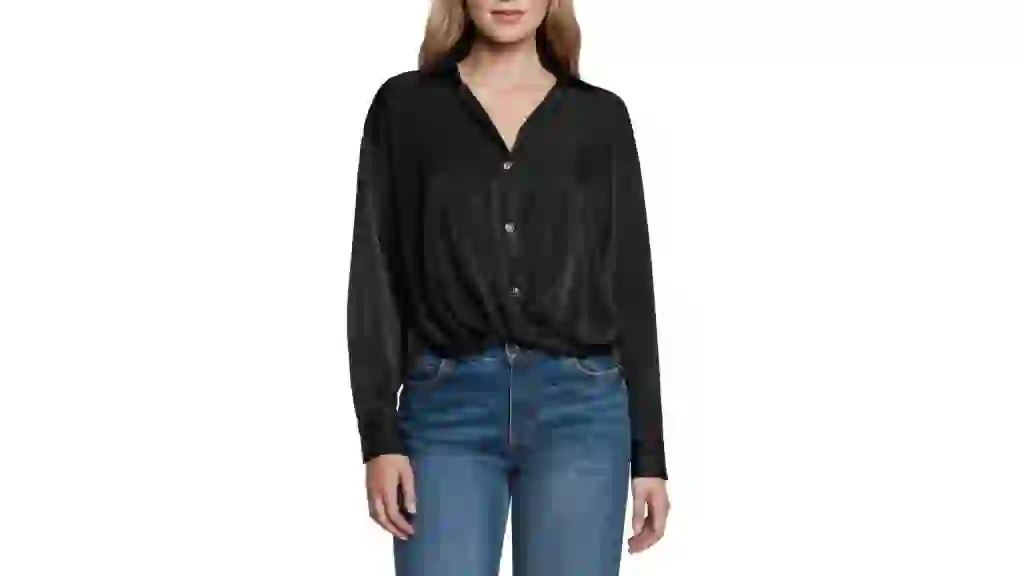 Express Women's Satin V-Neck Shirt Sams Club