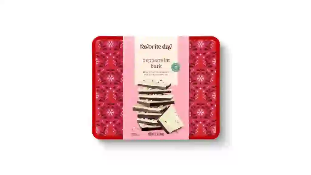 Favorite Day Dark and White Chocolate Peppermint Bark Target