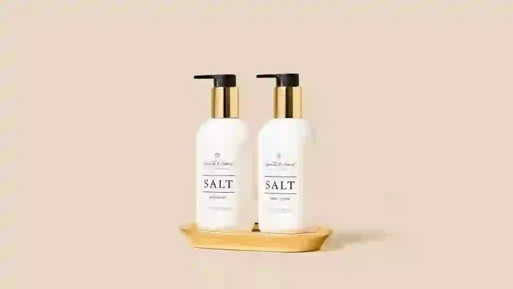 Hearth & Hand With Magnolia Salt Scented Hand Soap and Lotion Personal Care Gift Set Target