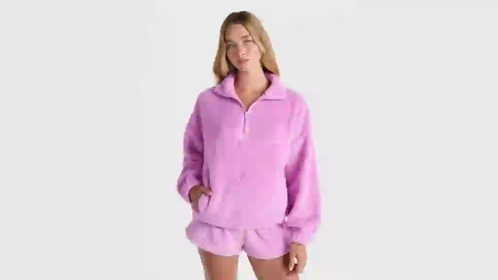 No Boundaries Plush Pullover Womens Walmart