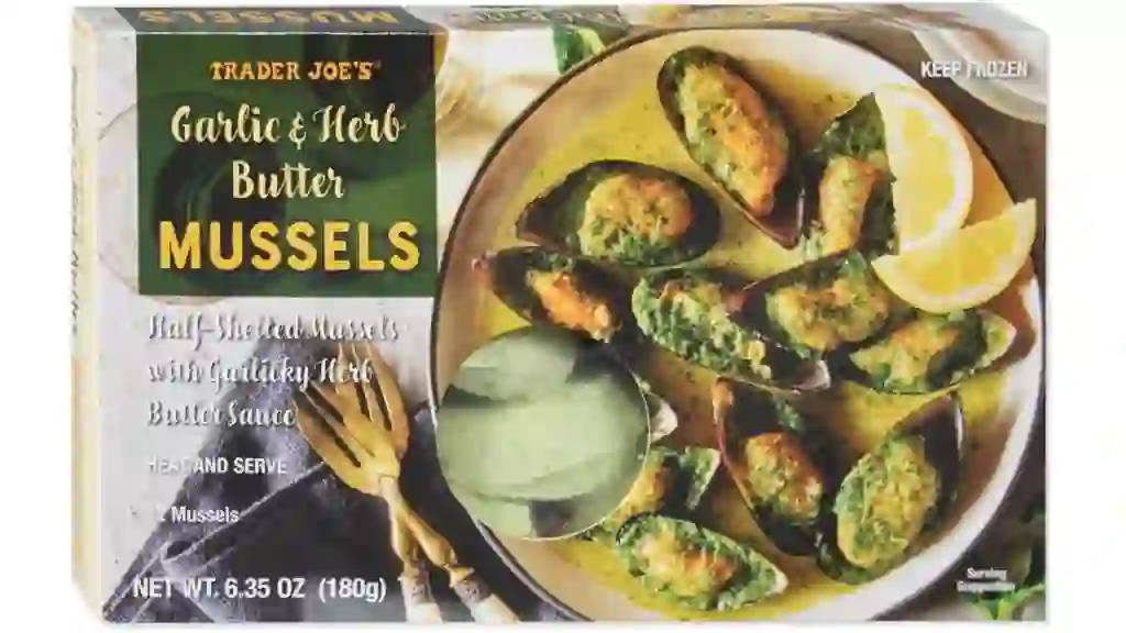 Trader Joe's Garlic & Herb Butter Mussels