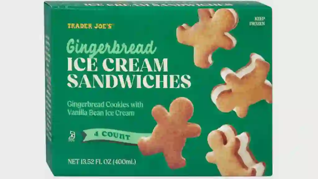 Trader Joe's Gingerbread Ice Cream Sandwiches