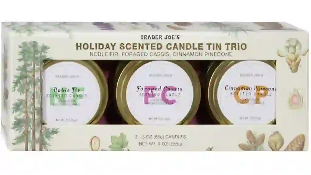 Trader Joes Holiday Candle Trio