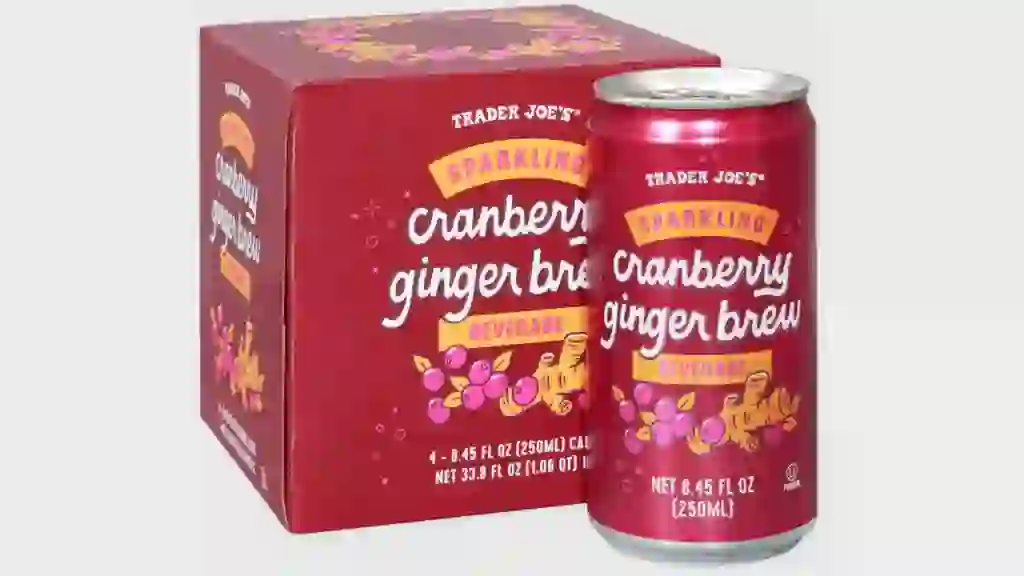 Trader Joe's Sparkling Cranberry Ginger Brew Beverage