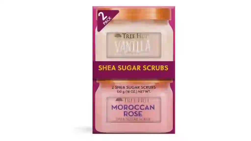 Tree Hut Vanilla and Moroccan Rose Shea Sugar Scrub Sams Club