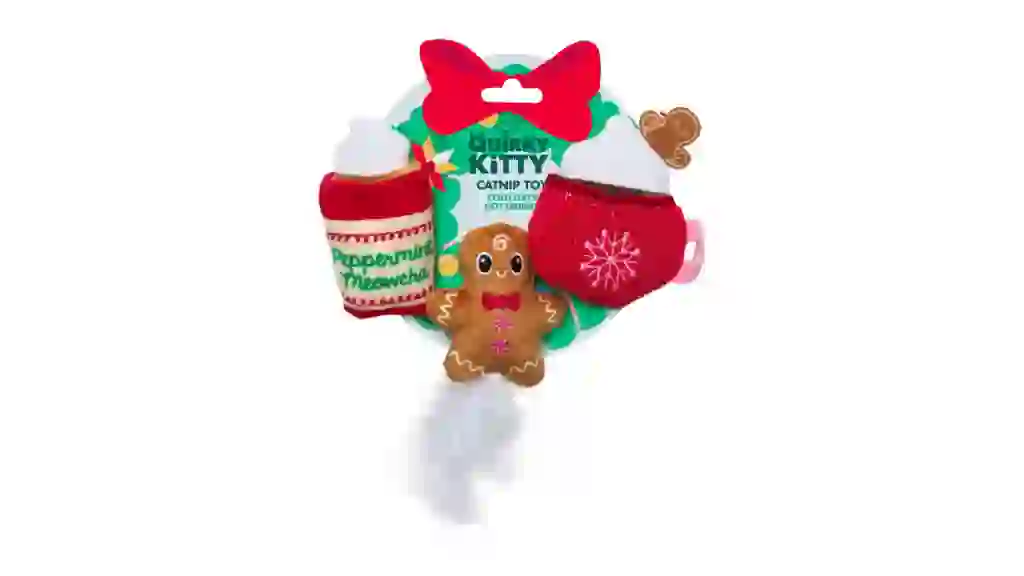 Quirky Kitty Cold Days Hot Drinks Cat Plush Toy