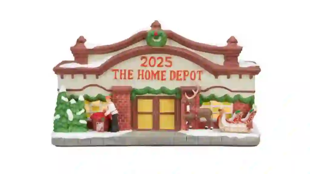 Lighted Village House