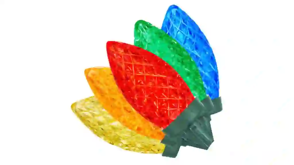 Multi-Colored Faceted LED Lights