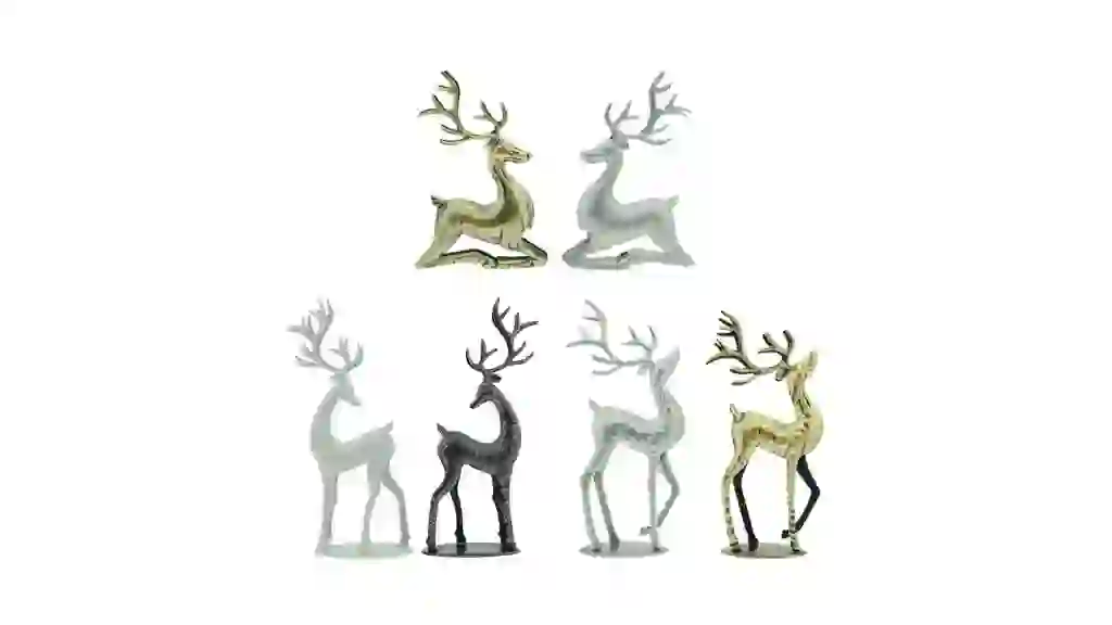 Metal Reindeer Decor, 1-ct.