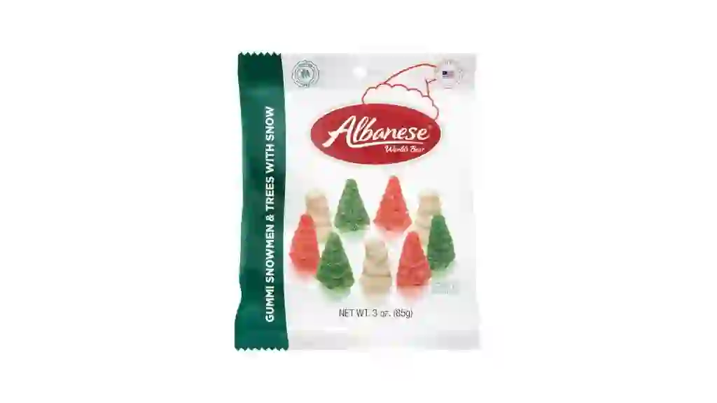 Albanese Gummi Snowmen & Trees with Snow, 1-ct.
