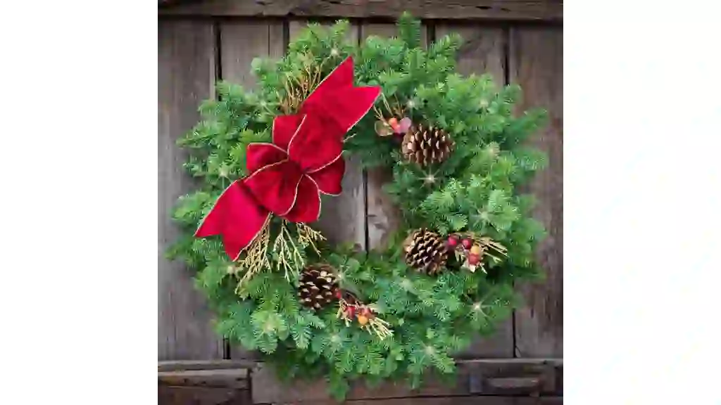 Fresh Cranberry Splash Lighted LED Wreath