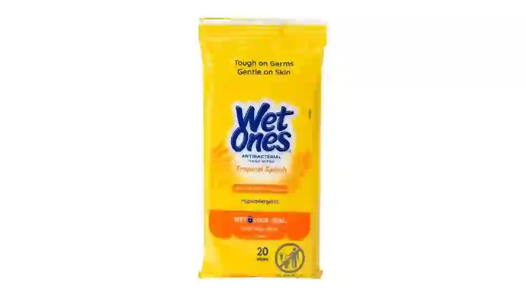 Wet Ones® Tropical Splash Antibacterial Hand Wipes 20-Count