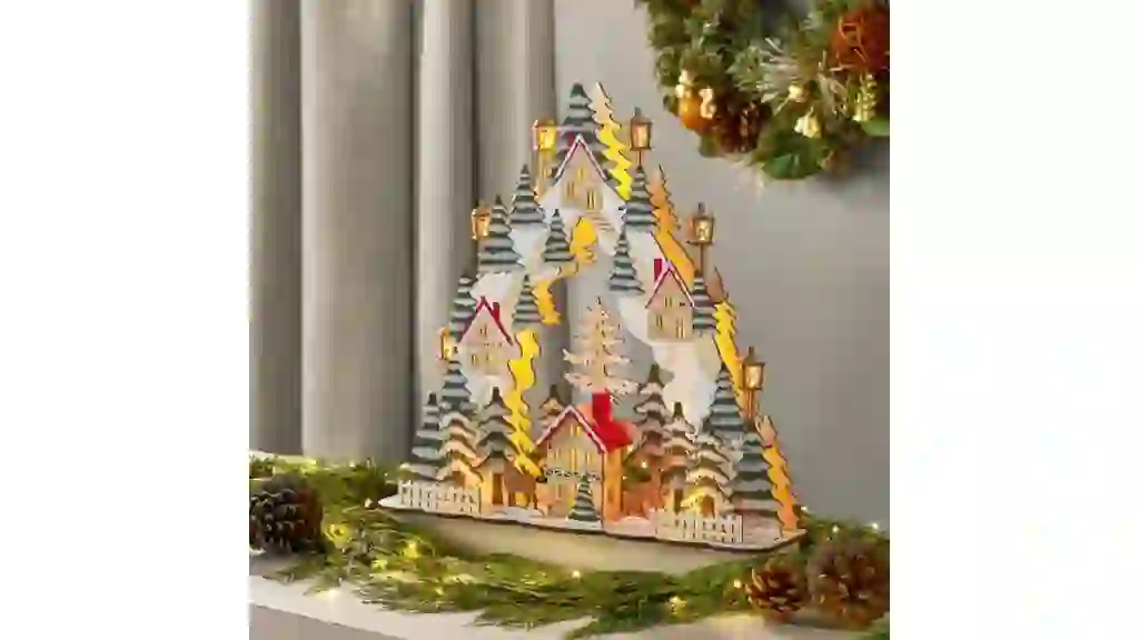 Member's Mark Pre-Lit Village Scene