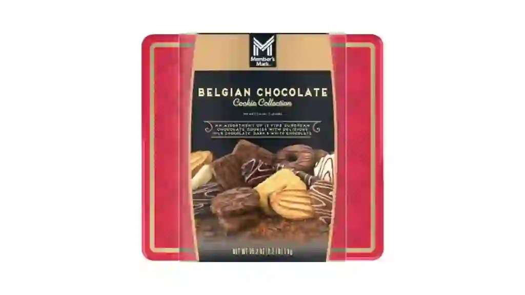 Member's Mark Belgian Chocolate Cookie Collection Tin Sams Club