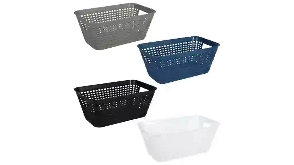 Essentials Plastic Storage Baskets