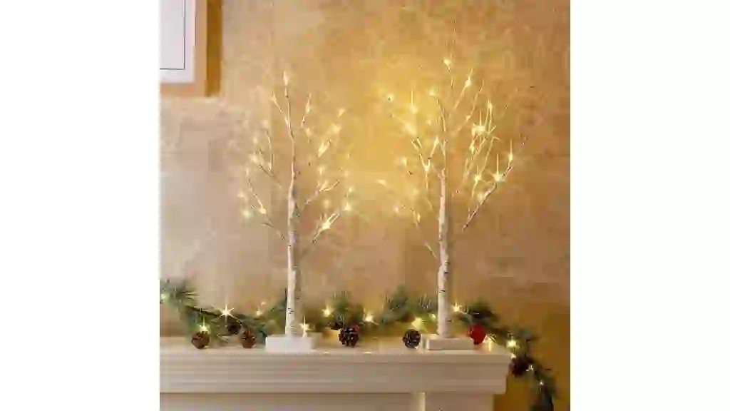 Birch Tree With LED Lights