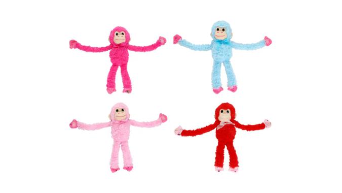 plush hanging monkey