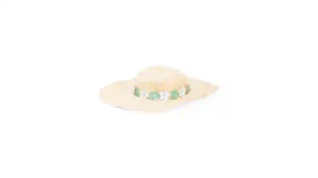 JANIE AND JACK Floral Woven Hat