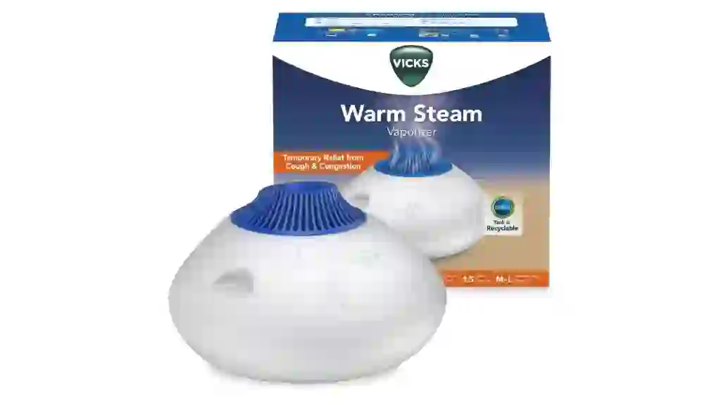 Vicks Warm Steam Vaporizer Humidifier with Night Light - 1.5gal
