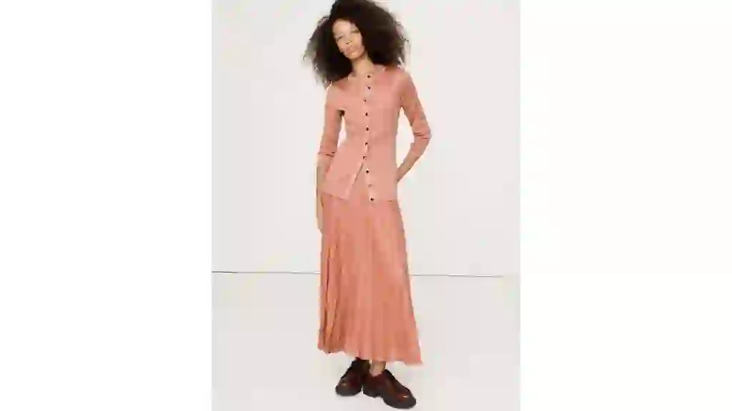 Metallic Cardigan Sweater