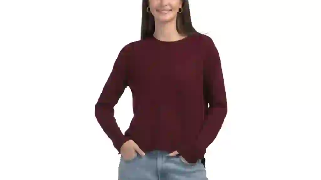 RACHEL ZOE Cashmere Ribbed Hi-lo Sweater