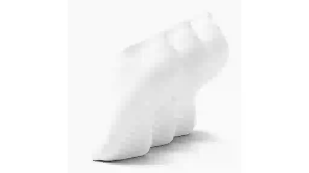 Gripjoy Men's Low Cut Socks with Grips (Pack of 3), White