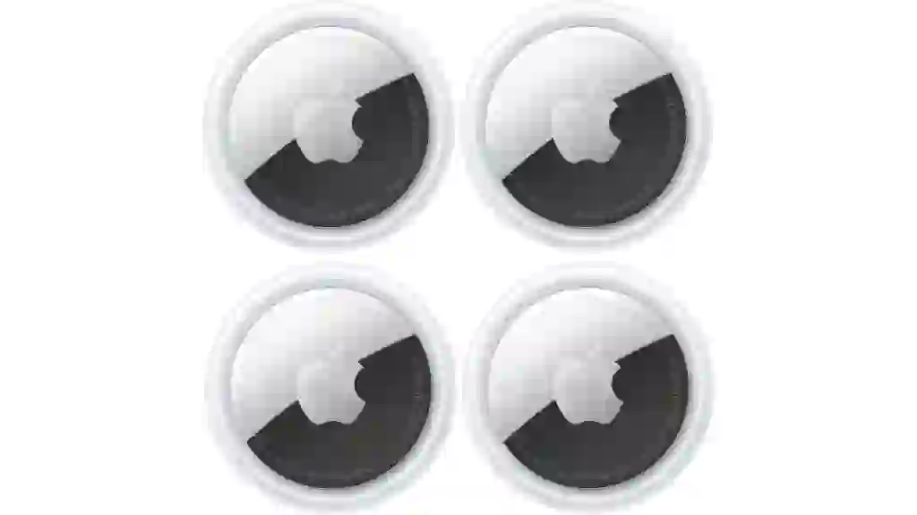 Amazon Apple AirTag Tracking Device, 4-Pack with 1-Year Apple Warranty