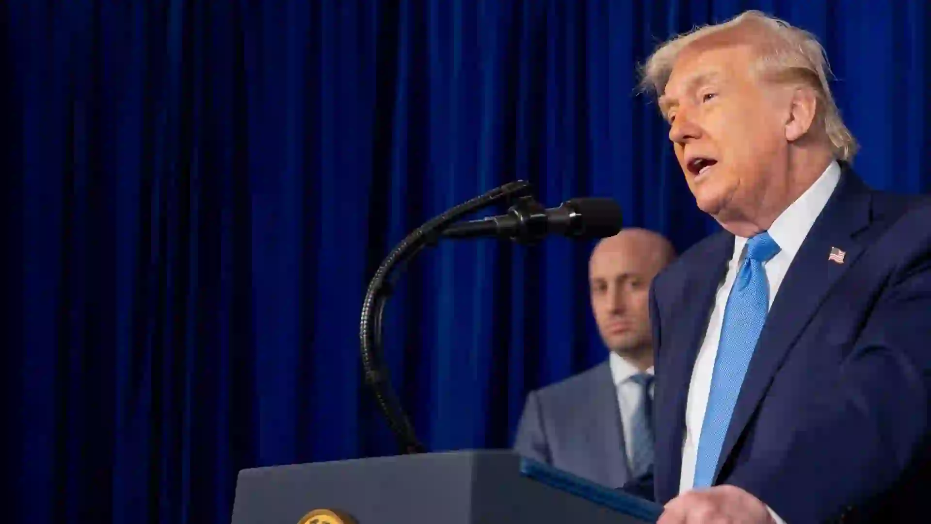 On January 3, 2026, U.S. President Donald Trump held a news conference at the Mar-a-Lago Club in Palm Beach, Florida, U.S.A., announcing that Venezuelan President Nicolás Maduro had been formally charged in the United States. Maduro's capture followed a series of U.S. airstrikes in Venezuela, marking a major escalation in the Trump administration’s campaign against the Maduro regime.