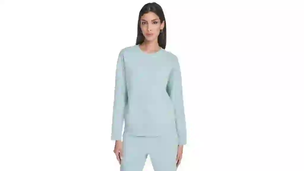 DKNY Women's Hi-Lo Crewneck Sweatshirt Sams Club