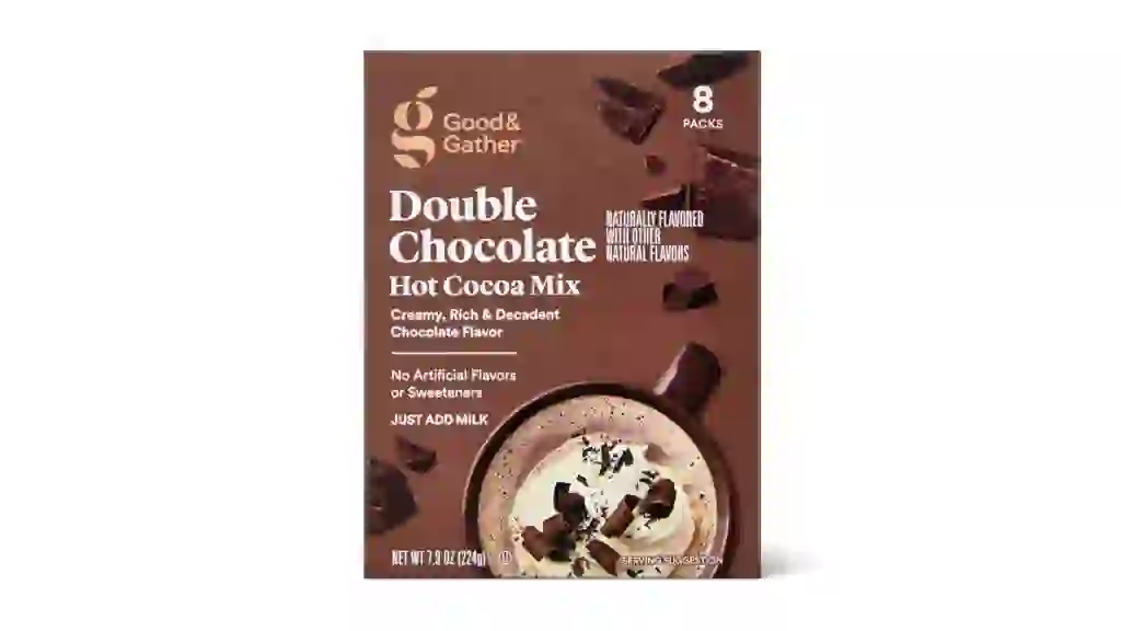 Good & Gather Double Chocolate Flavored Hot Cocoa Mix Target