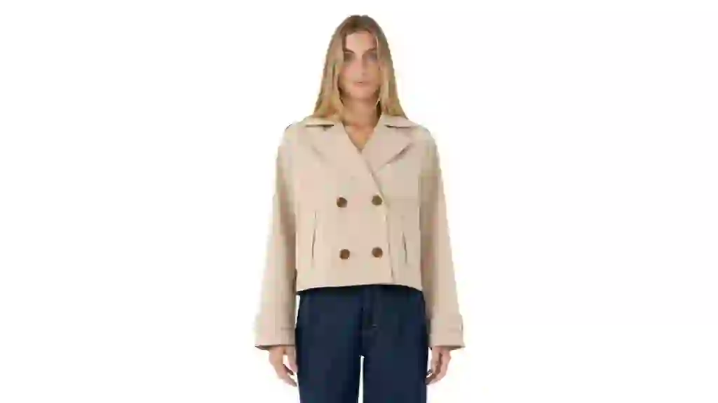 Rebecca Minkoff Women's Cropped Trench Coat Sams Club