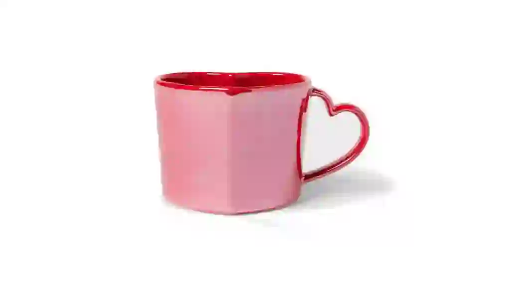 Spritz Stoneware Heart Handle Mug Target