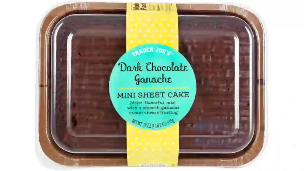 Dark Chocolate Ganache Mini Sheet Cake