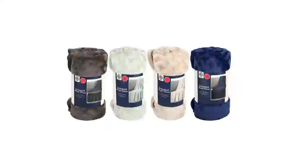 Embossed Throw Blankets