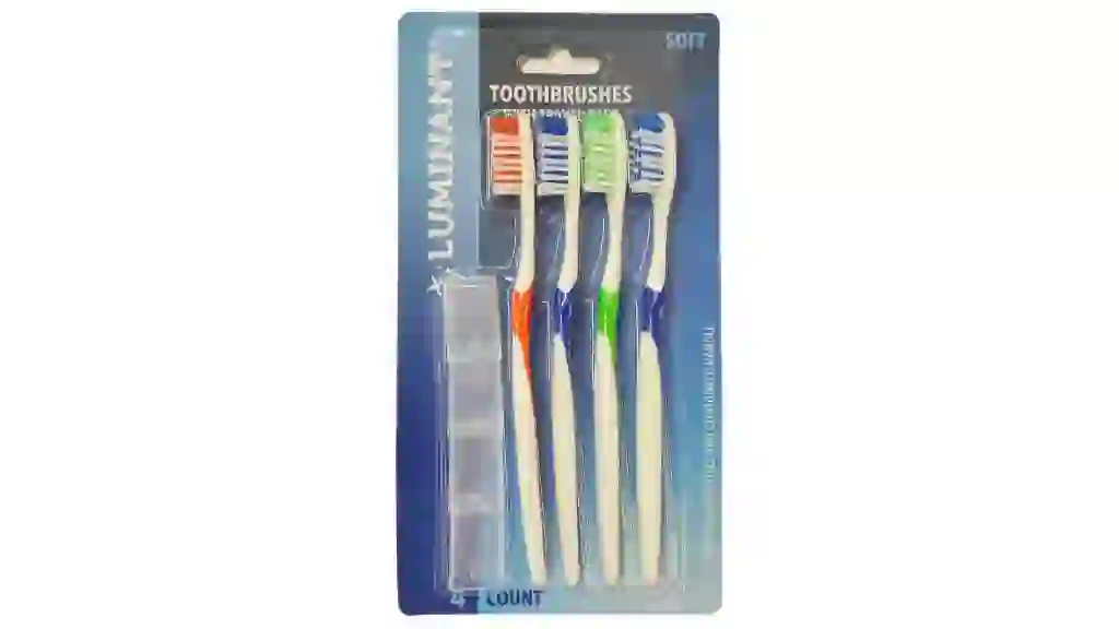 Ultra-soft Toothbrushes With Travel Caps