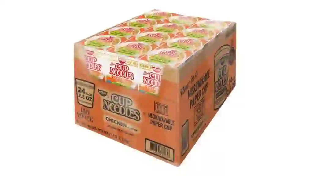 Nissin Cup Noodles, Chicken, 2.5 oz, 24-count