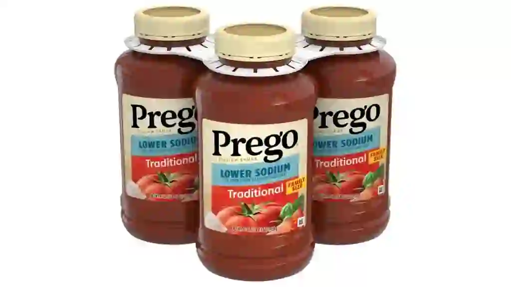 Prego, Pasta Sauce Low Sodium 45 oz, 3-Count