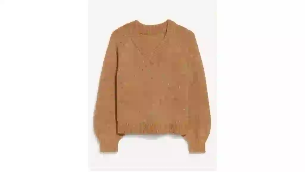 Cozy Cropped V-Neck Sweater