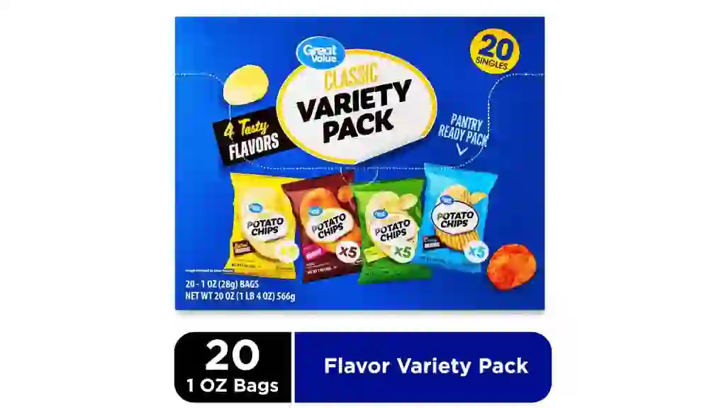 Great Value Classic Chips Variety Pack Walmart