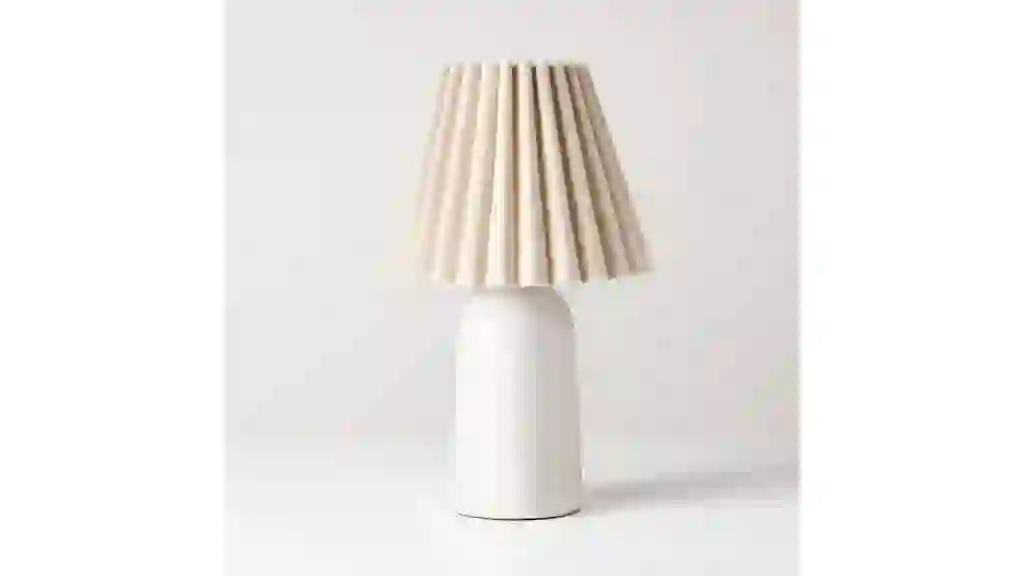 Hearth & Hand With Magnolia Ceramic Lamp With Scallop Shade Target