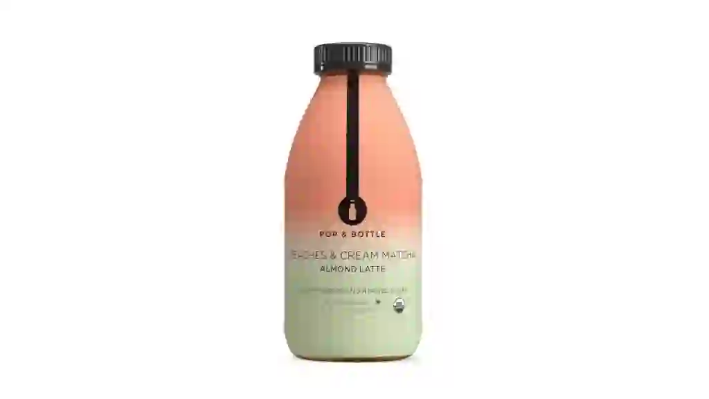 Pop & Bottle Peaches & Cream Matcha Almond Latte Target