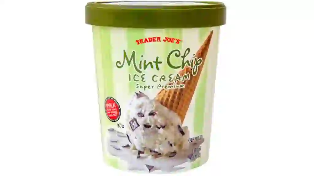 Trader Joes Mint Chip Ice Cream