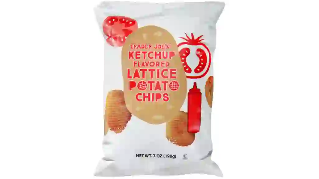 Ketchup Flavored Lattice Potato Chips
