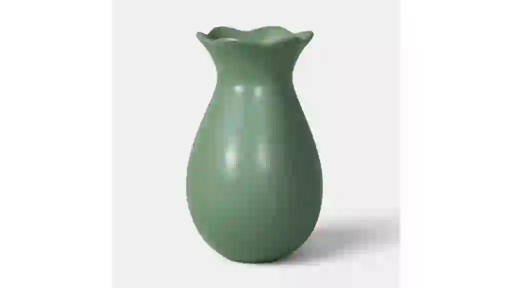 Room Essentials Scalloped Ceramic Vase