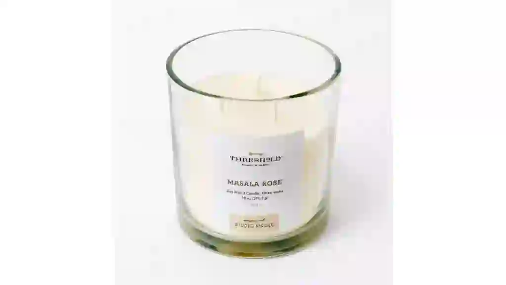 Threshold 3-Wick Masala Rose Candle